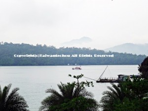 台湾観光名所　日月潭