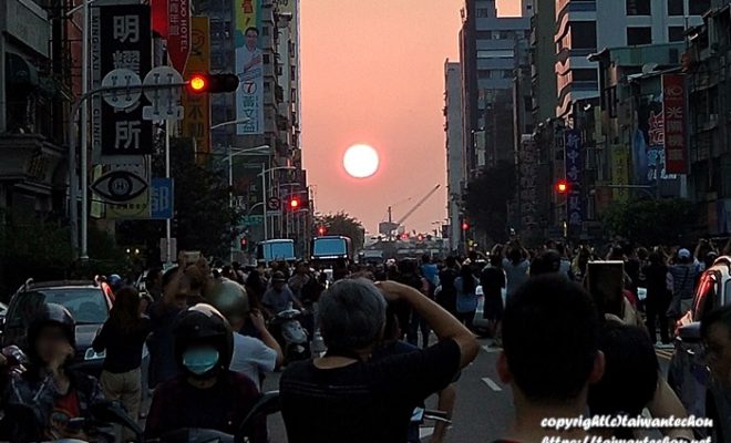 高雄版マンハッタンヘンジ夕陽の絶景in台湾