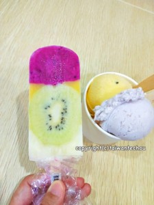 高雄の手作りフルーツたっぷりアイスキャンディ台興芋冰城