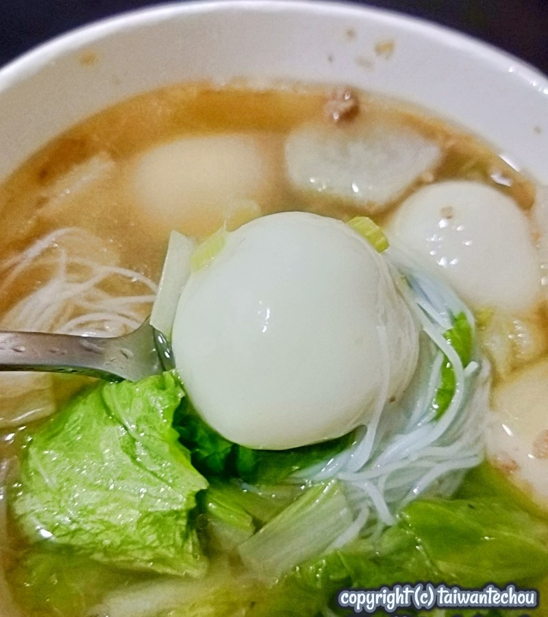 台湾冬至は湯圓　2019年ビーフン入り鹹湯圓と安定な美味しさの甜湯圓
