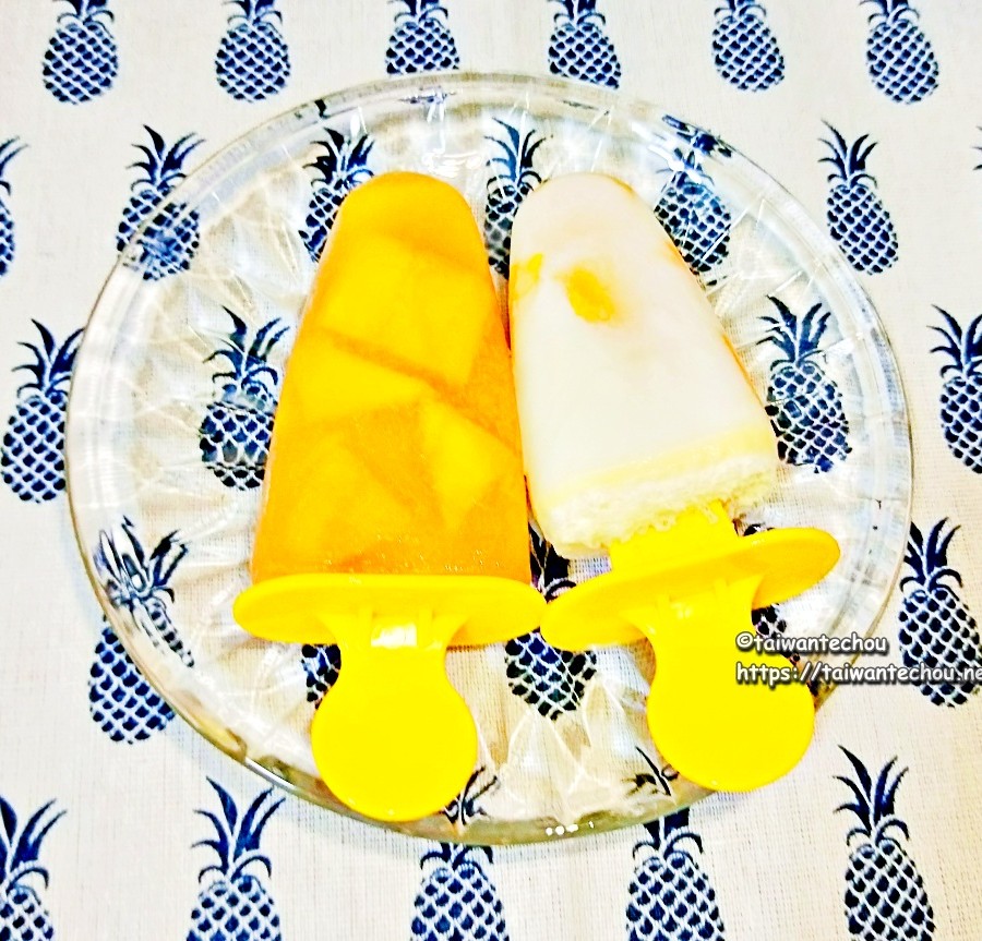 台湾マンゴーでアイスを手作りDIY
